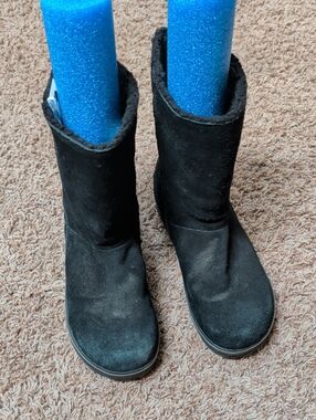 Sorel Black Suede Short Ankle Boots